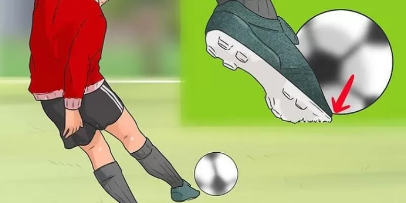 Thực hiện bằng mu b&agrave;n ch&acirc;n&nbsp;