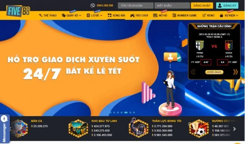 Five88 - Nh&agrave; c&aacute;i uy t&iacute;n h&agrave;ng đầu ch&acirc;u &Acirc;u