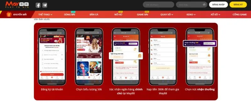 May88 - Nh&agrave; c&aacute;i tặng tiền cược miễn ph&iacute; khi đăng k&yacute;
