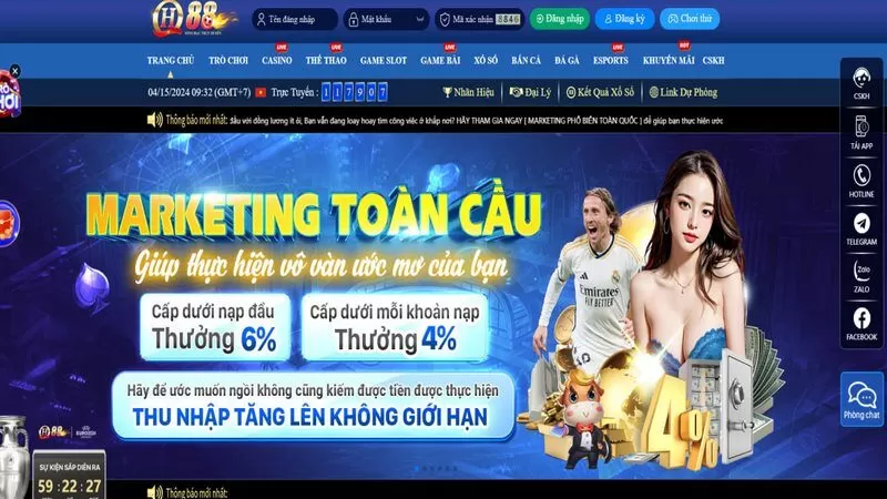 Đối t&aacute;c ch&iacute;nh thức - đại sứ thương hiệu của QH88&nbsp;