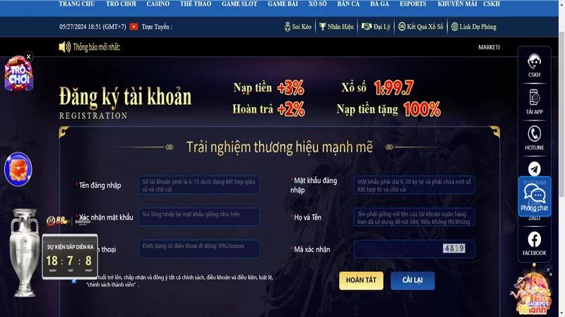 C&aacute;c bước đăng nhập tại trang game đơn giản chỉ 1 ph&uacute;t