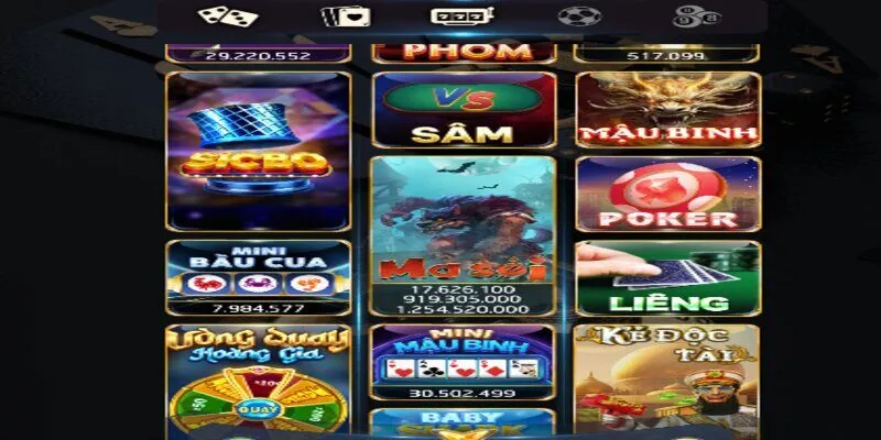 Điểm qua c&aacute;c sảnh game hot nhất tại nền tảng